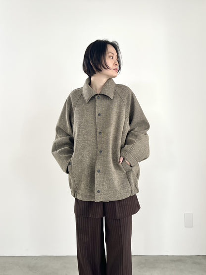 ツイードボンディングコーチジャケット　F1199