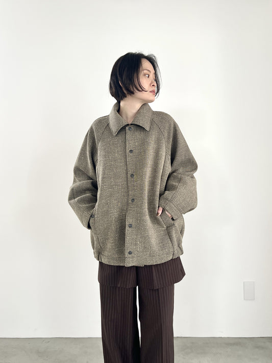 ツイードボンディングコーチジャケット　F1199