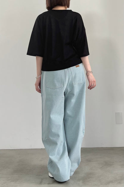 シアーワッフルプルオーバー　F3278
