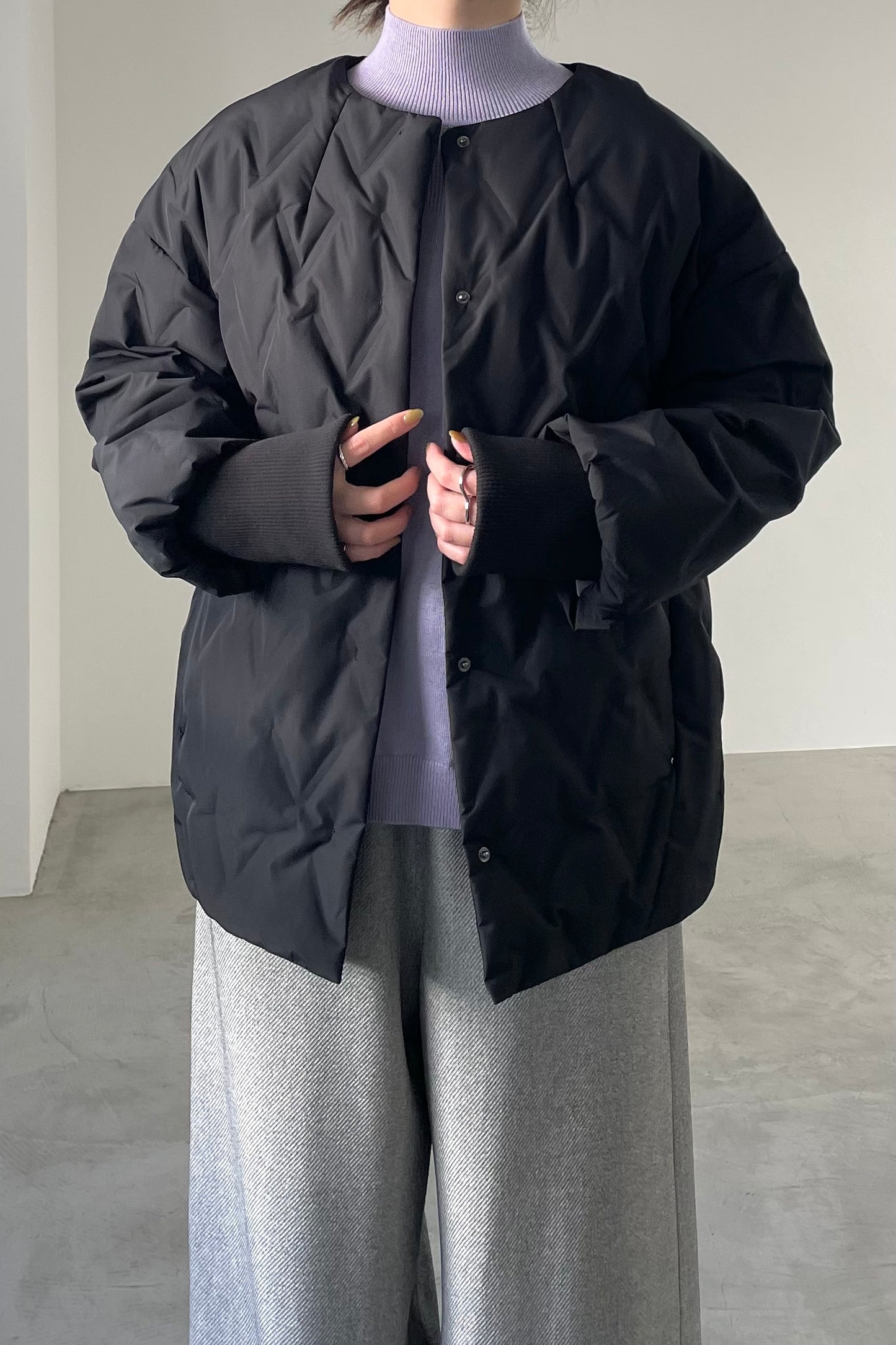 シームレスダウンジャケット　15825