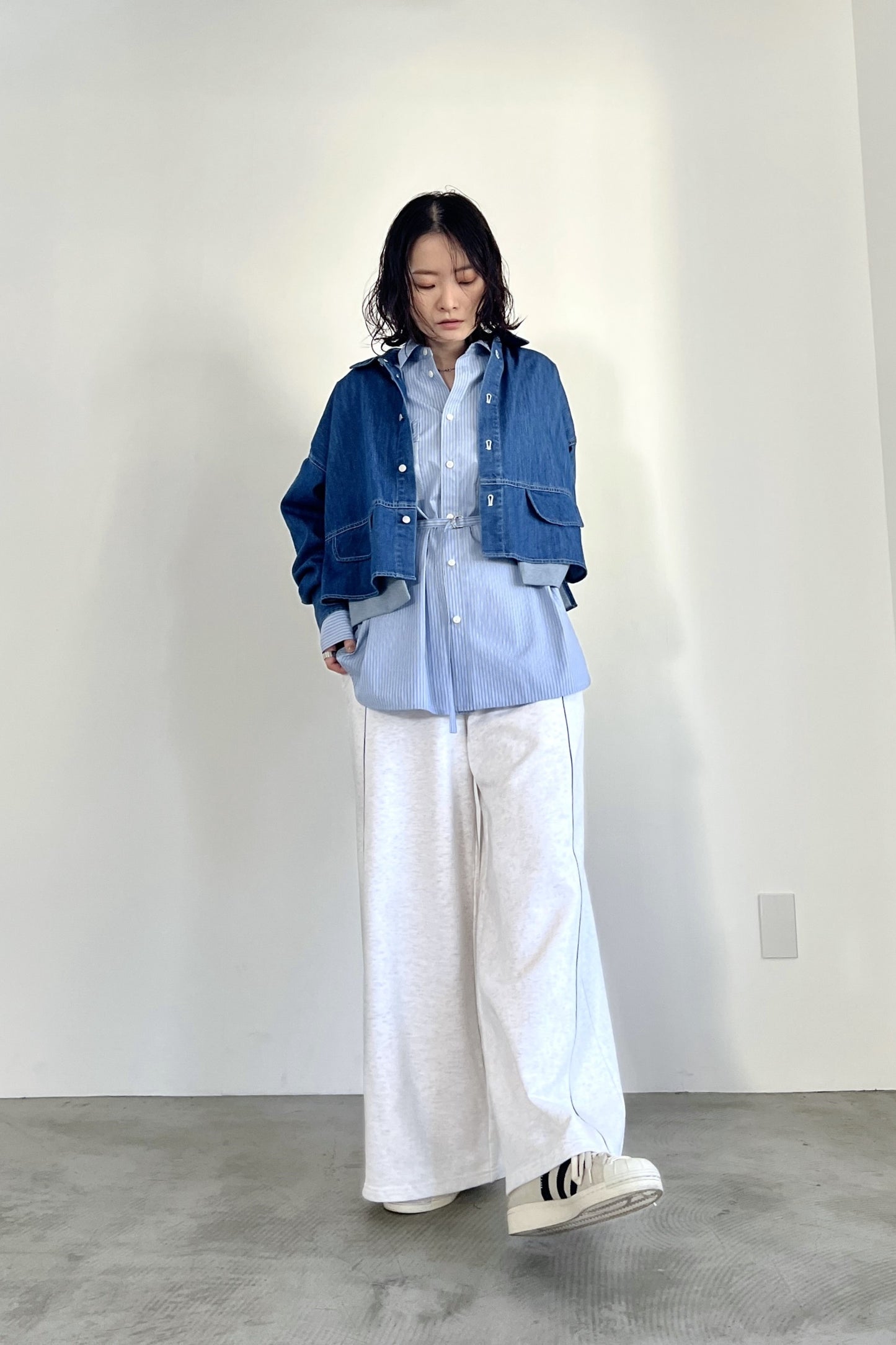 サイドラインスウェットパンツ　F2164