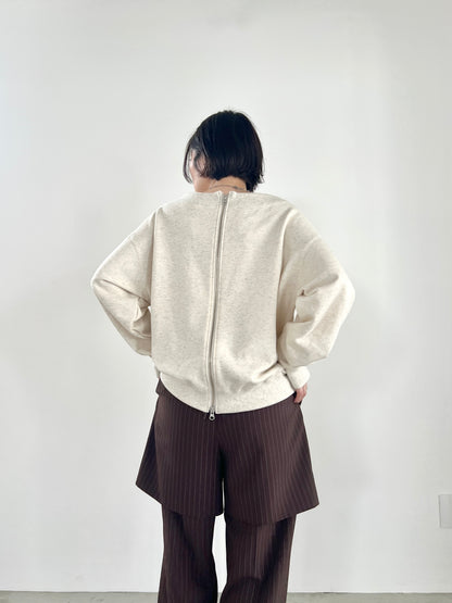 2WAYオフショルロゴスウェット　F3292