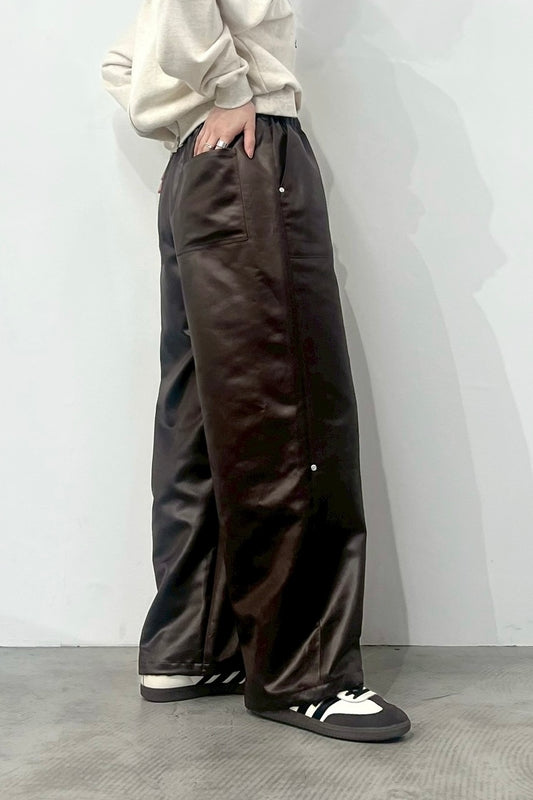 レザーライクダブルニーPT    F2163