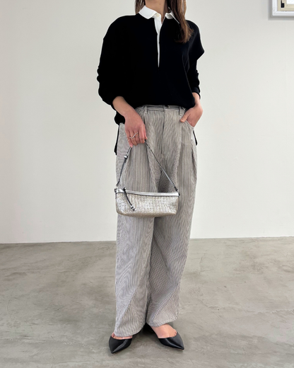 2タックボリュームパンツ　F2166