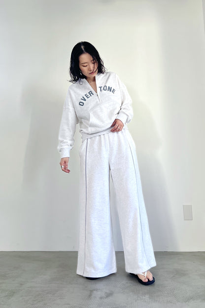 ハーフジップロゴスウェットPO　F3301