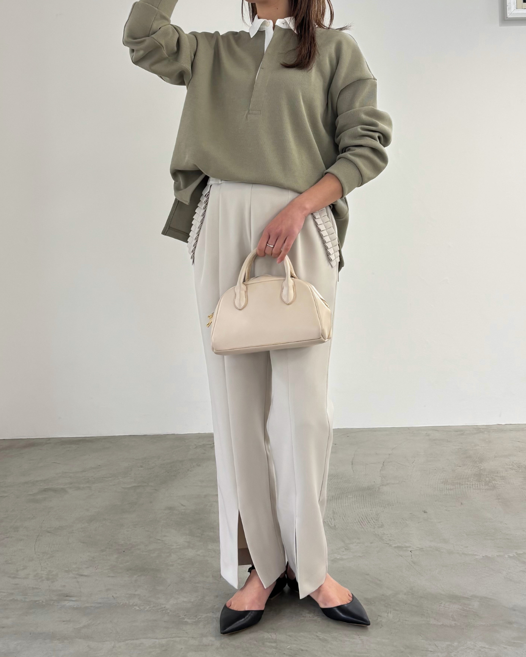 ポケットフリルテーパードPT　23188