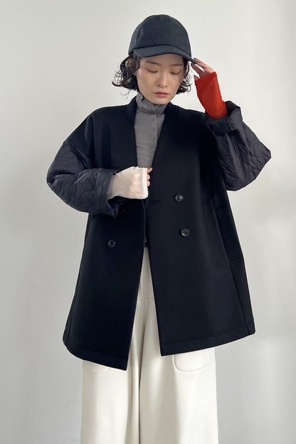 キルトスリーブボンディングジャケット　F1203