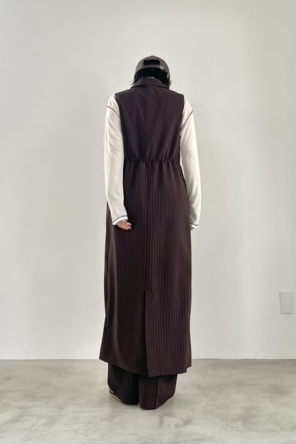 フロントジップワンピース　F1195