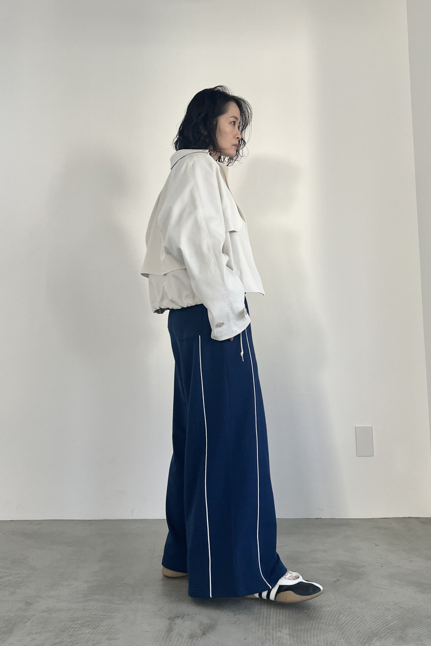 ショート丈トレンチジャケット　F1204