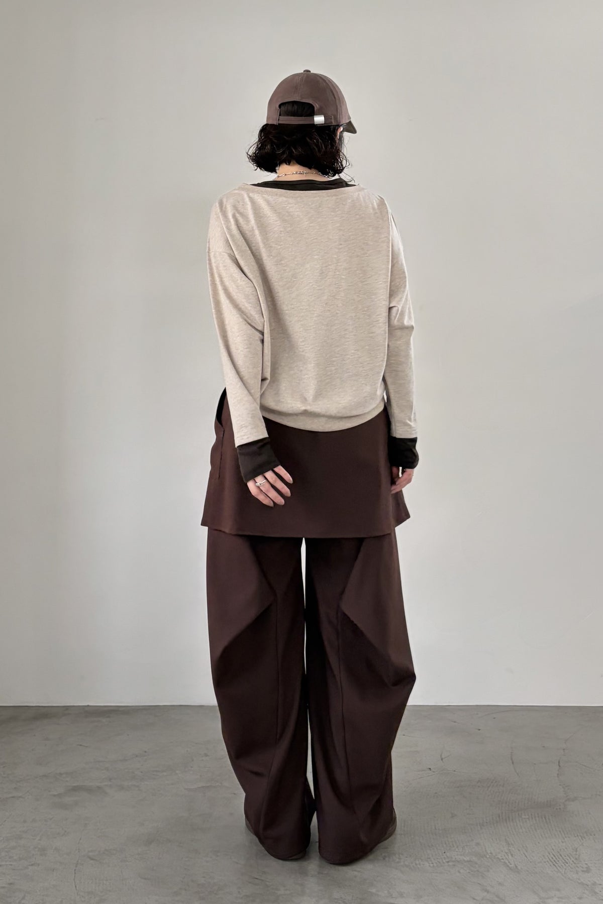 フロントボタンカバースカート　F2175
