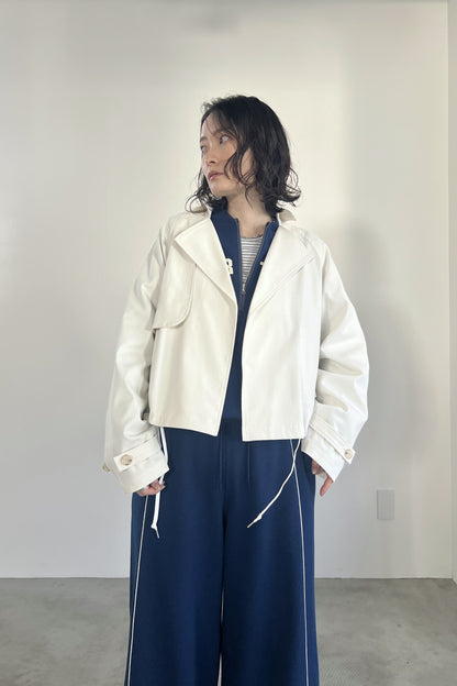 ショート丈トレンチジャケット　F1204