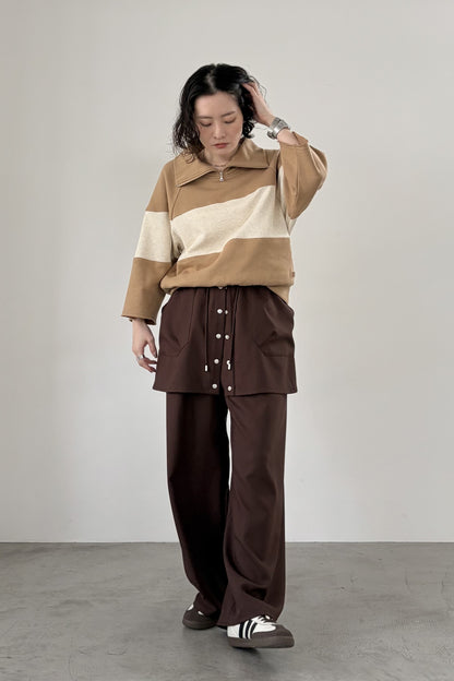 フロントボタンカバースカート　F2175