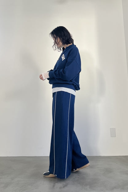 ハーフジップロゴスウェットPO　F3301