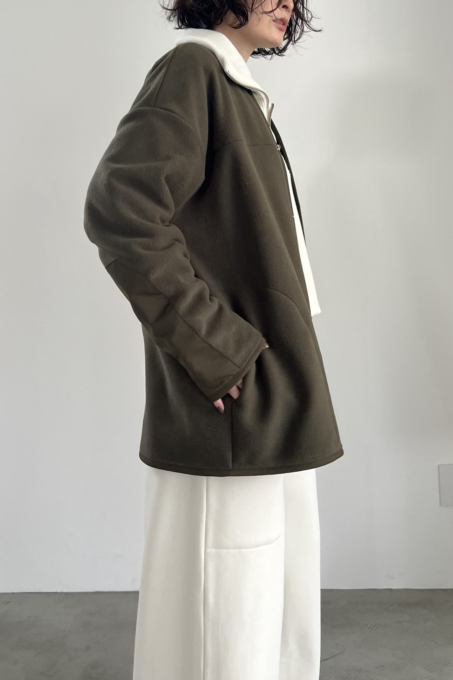 フリースカーディガン　F3299