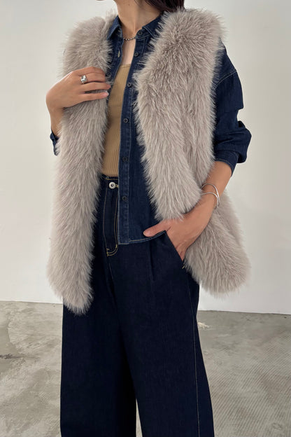 ライトオンスデニムシャツ　15905