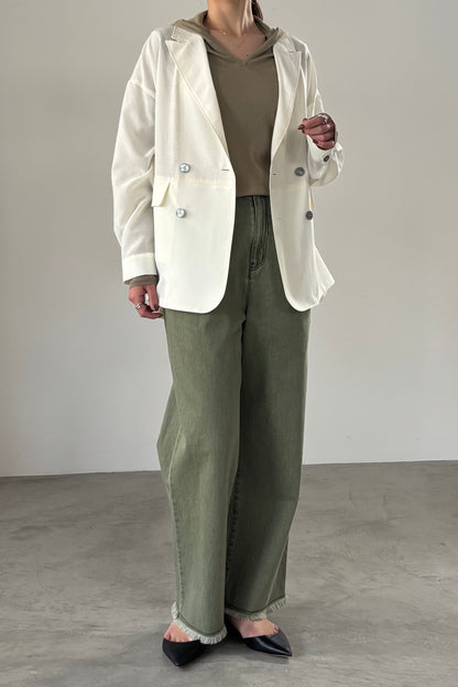 ピークドラペルジャケット　F1208