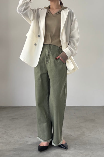 ピークドラペルジャケット　F1208