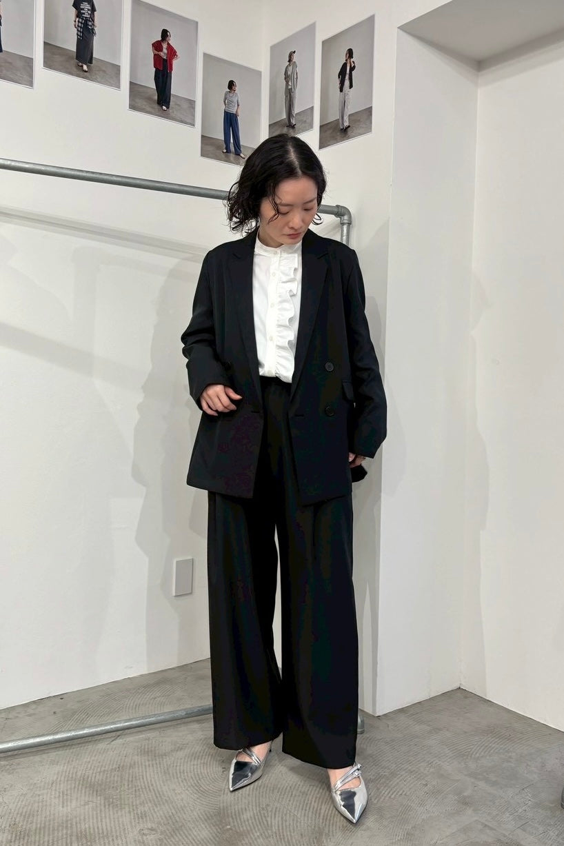 バンドカラーフリルBL　15945