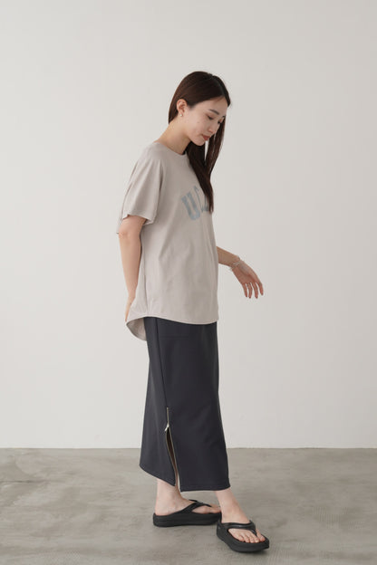 シルバーロゴプリントTシャツ　35408