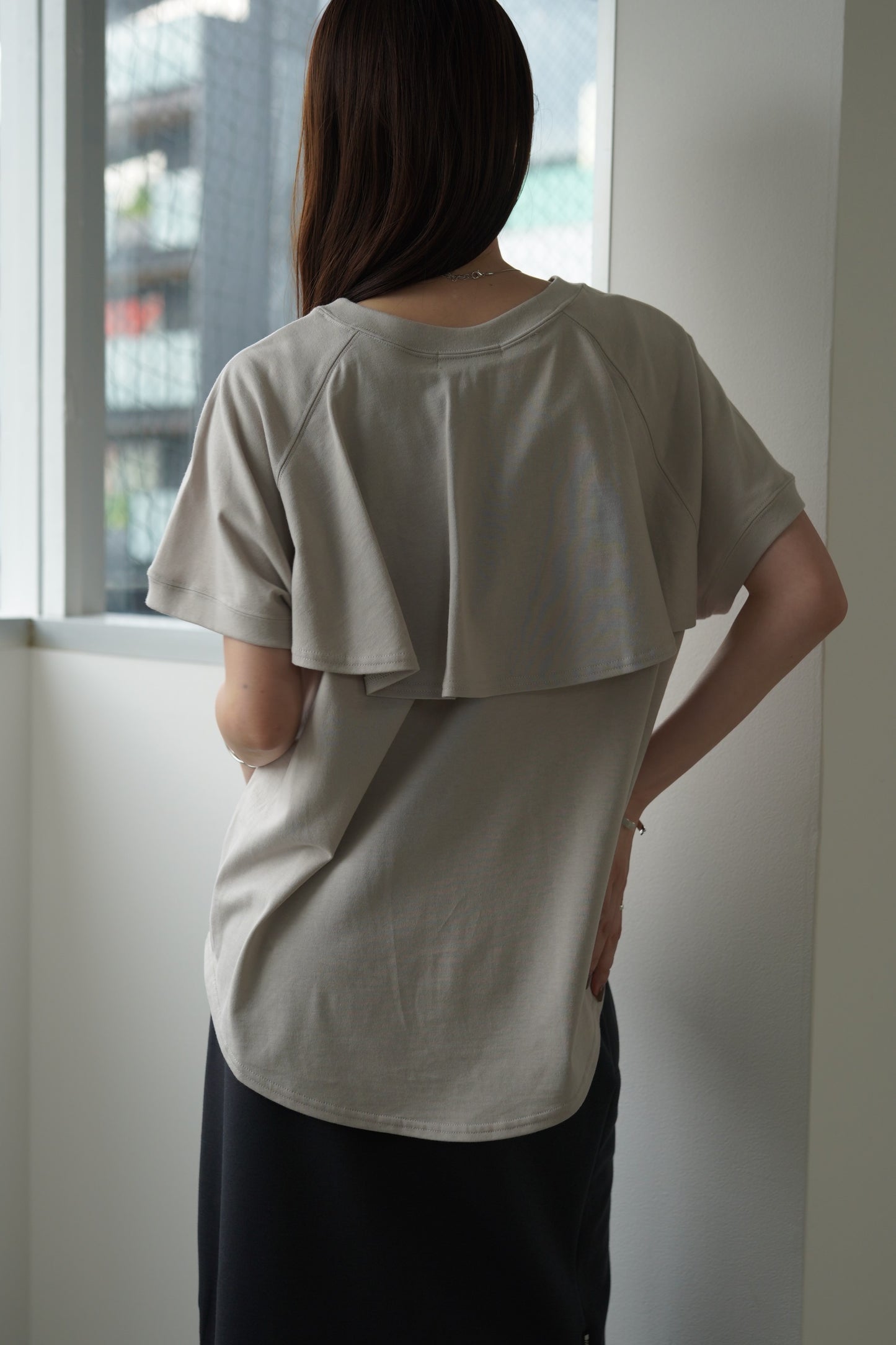 シルバーロゴプリントTシャツ　35408