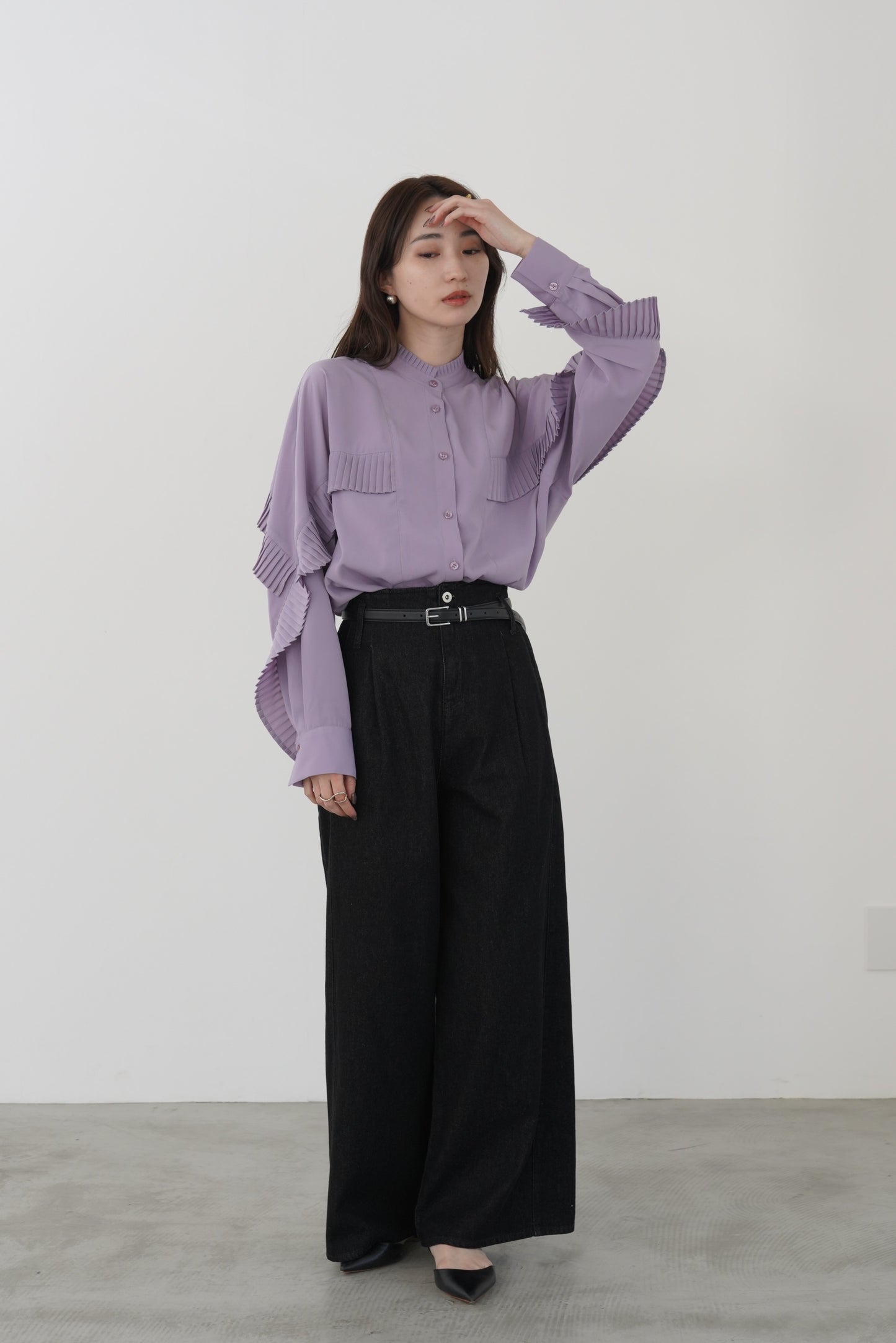 タックプリーツデシンBL　15904