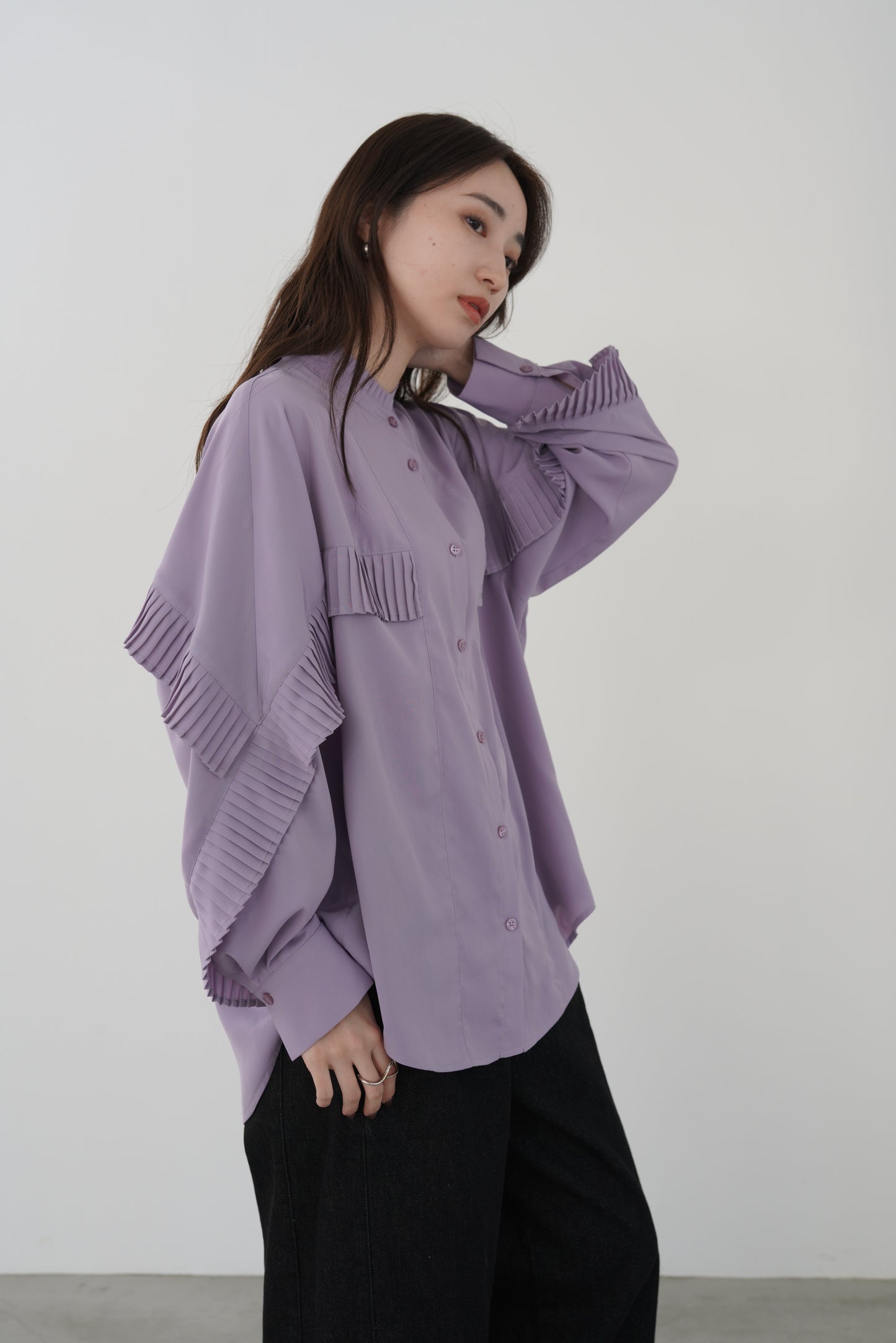 タックプリーツデシンBL　15904