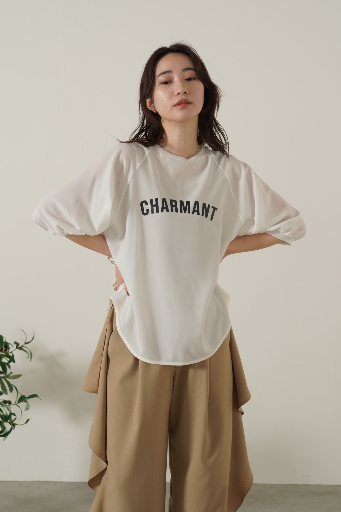 CHARMANT S/Sトップス　35604