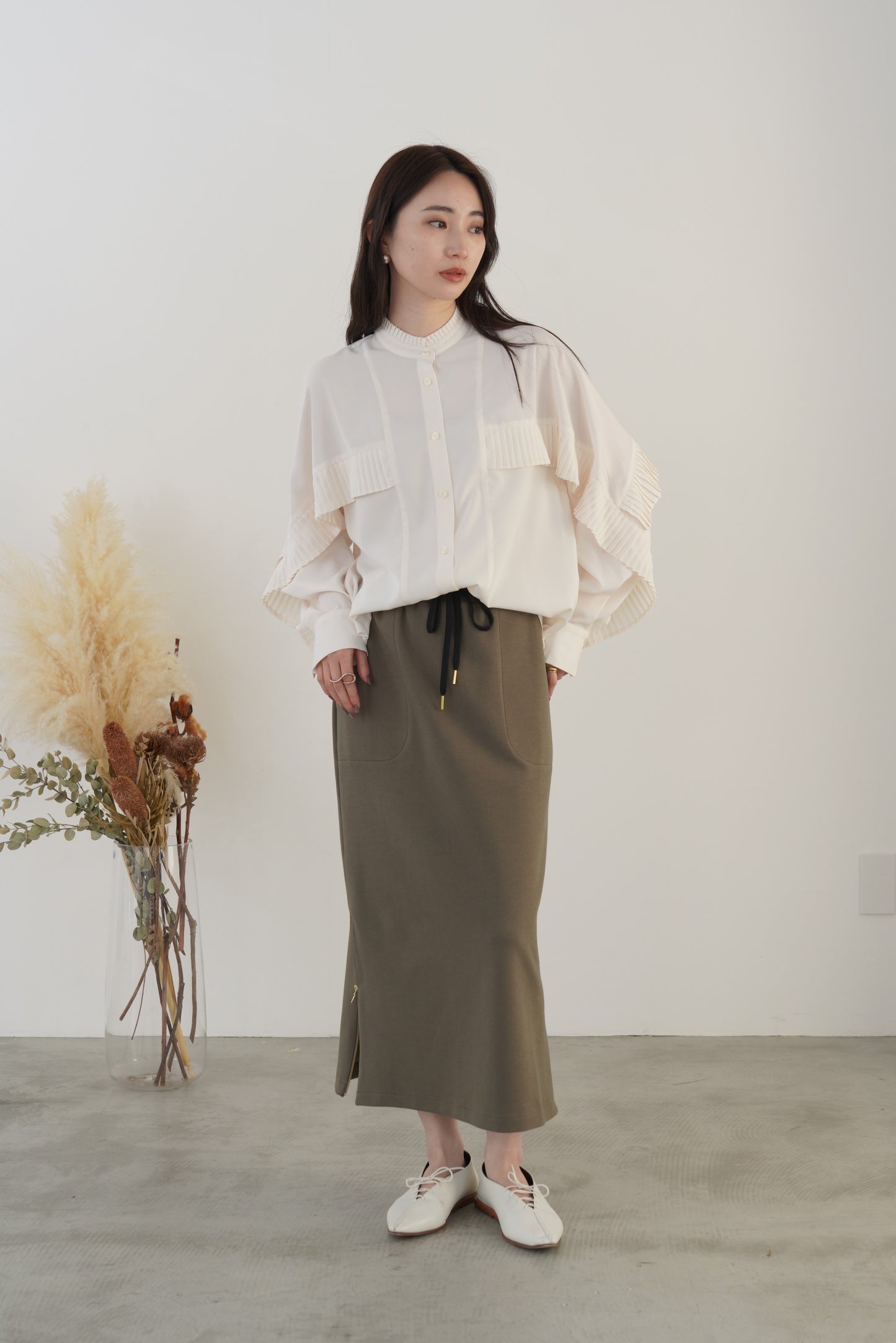 タックプリーツデシンBL　15904