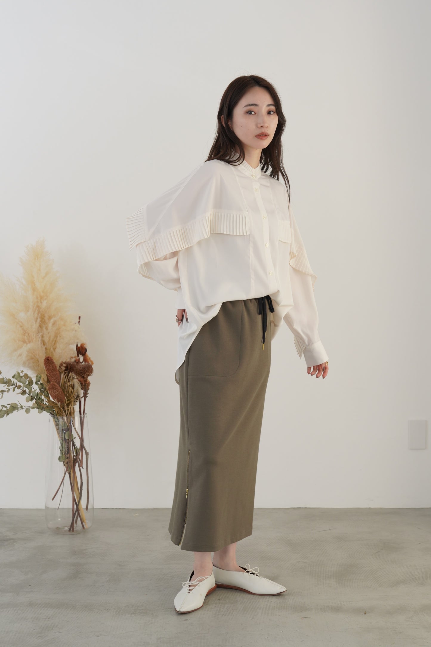 タックプリーツデシンBL　15904