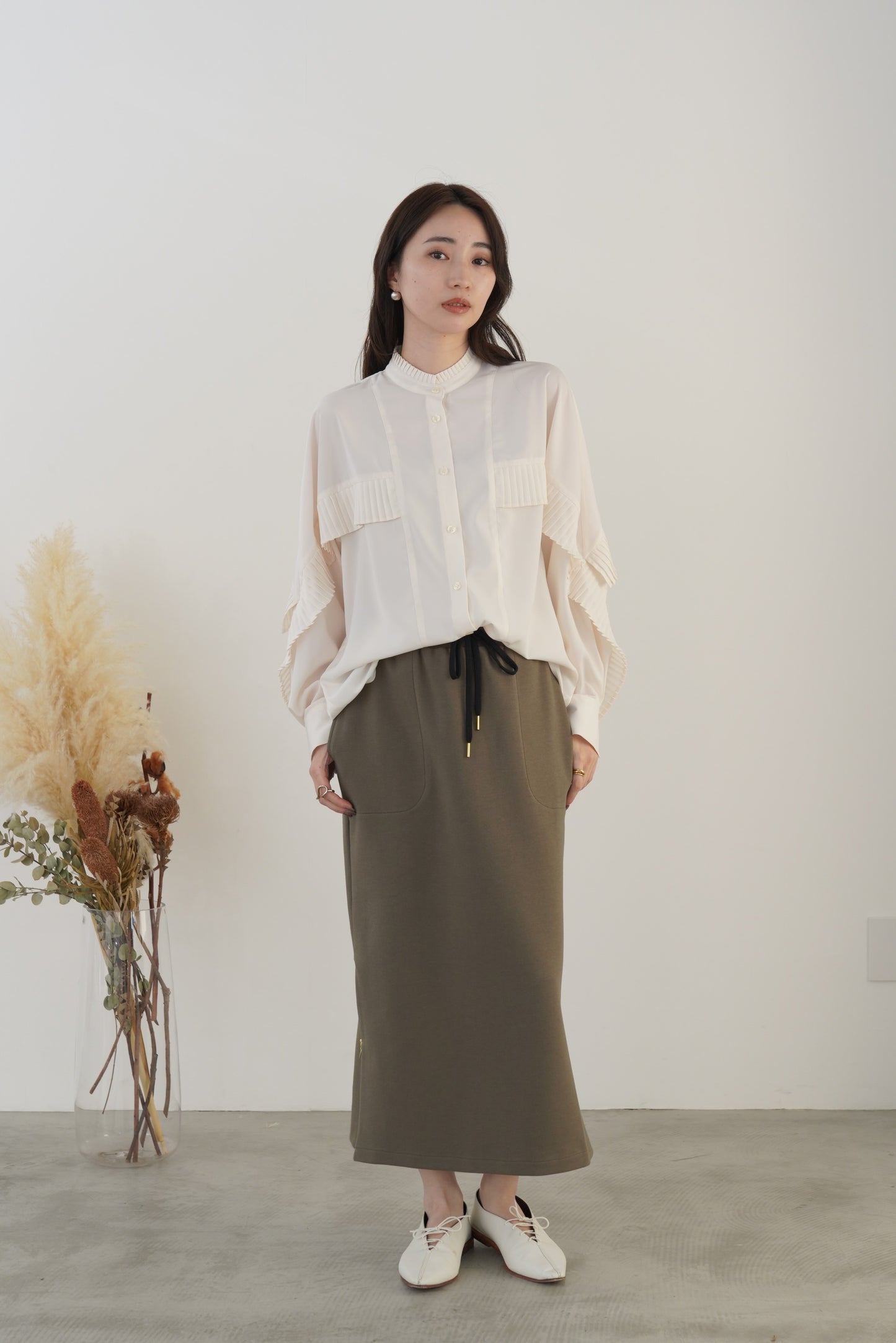 タックプリーツデシンBL　15904