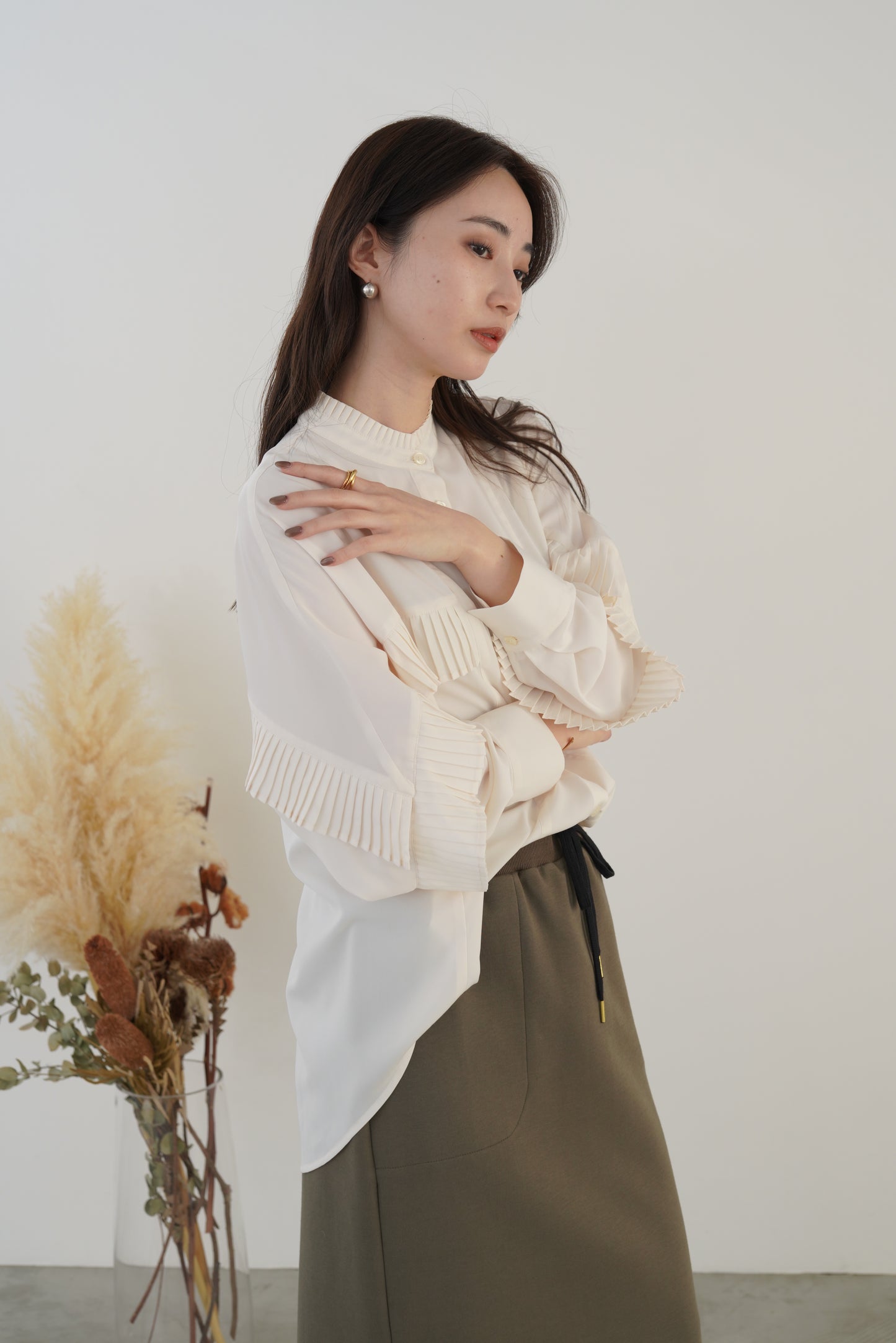 タックプリーツデシンBL　15904