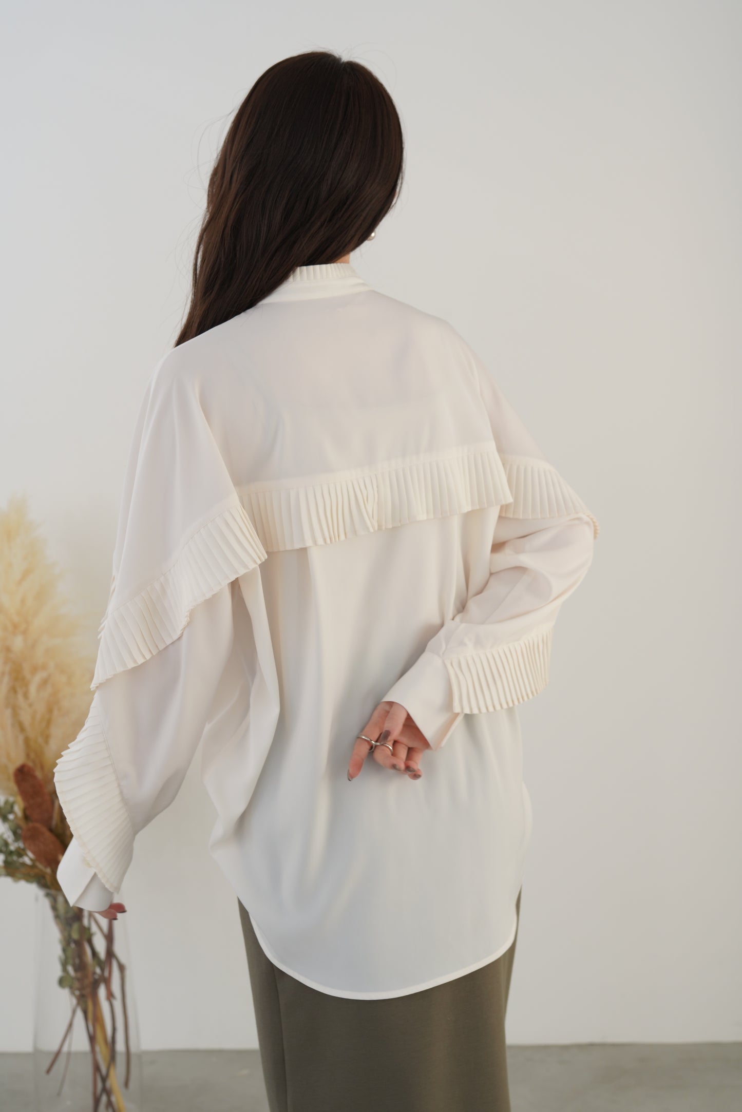 タックプリーツデシンBL　15904