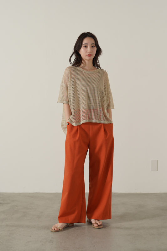 ラメメッシュニットP/O　35610
