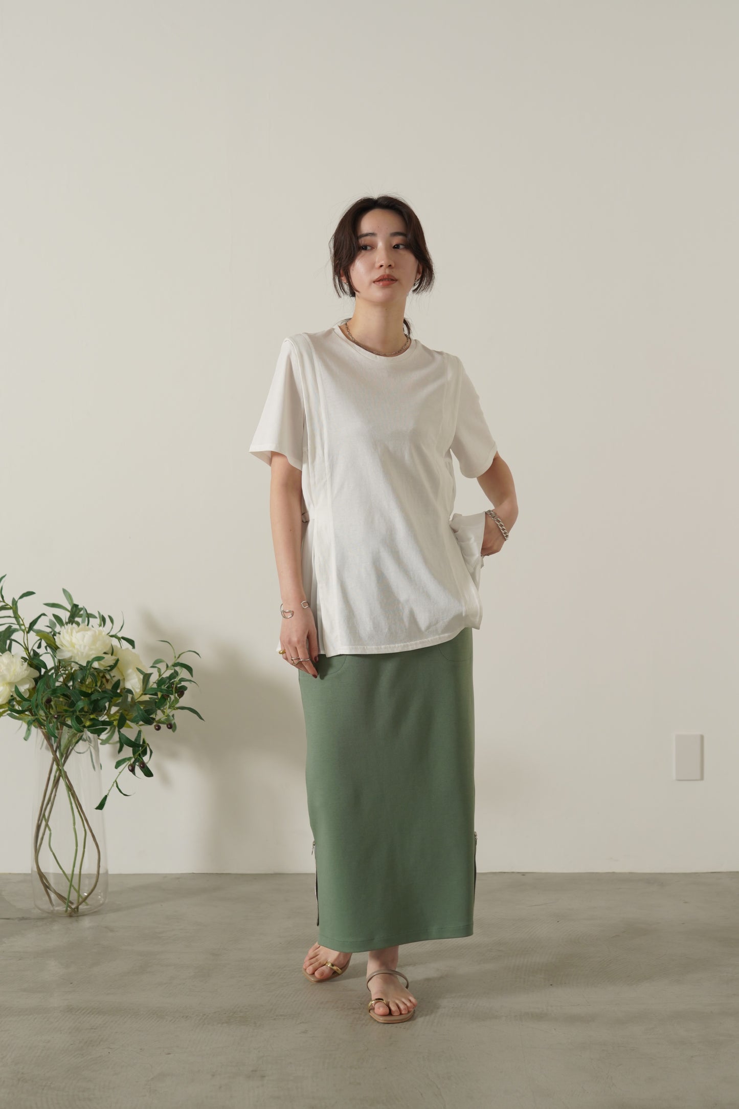 サイドファスナーポンチタイトSK　23185