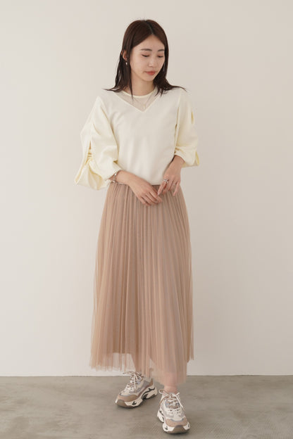 シアーレイヤードトップス　15725