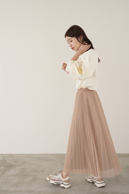 リバーシブルチュールスカート　23036
