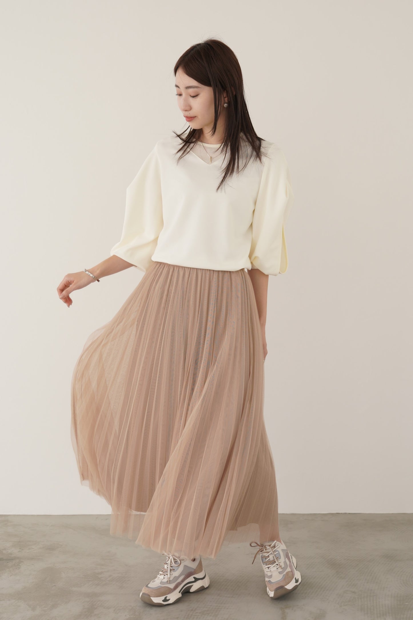 シアーレイヤードトップス　15725