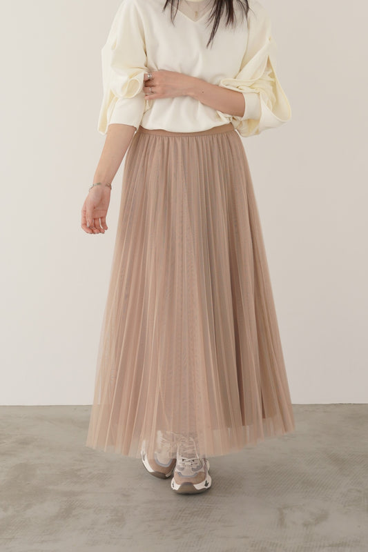 リバーシブルチュールスカート　23036