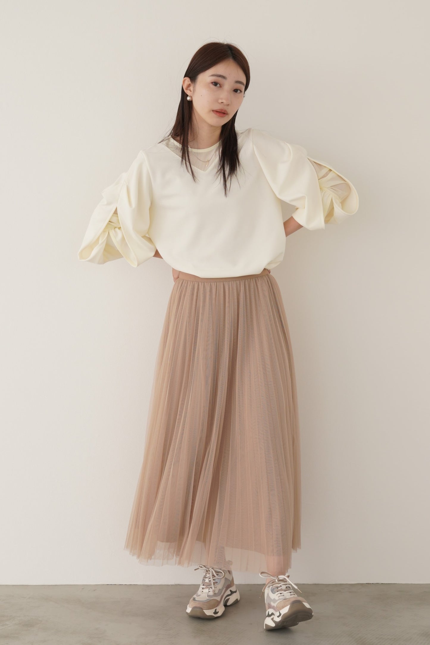 シアーレイヤードトップス　15725