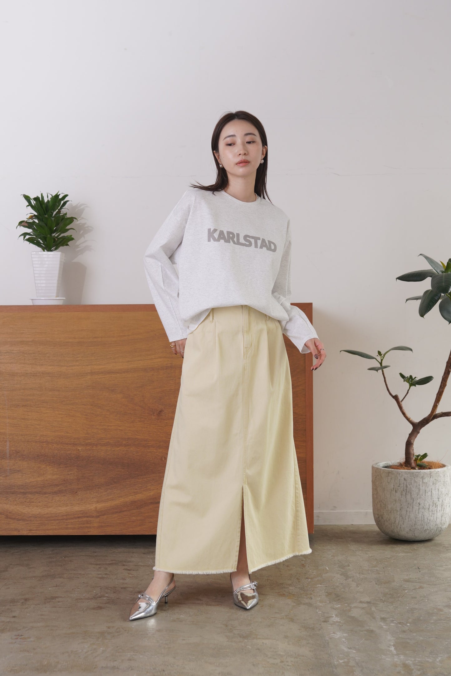 KARLSTAD L/Sカットソー　35589