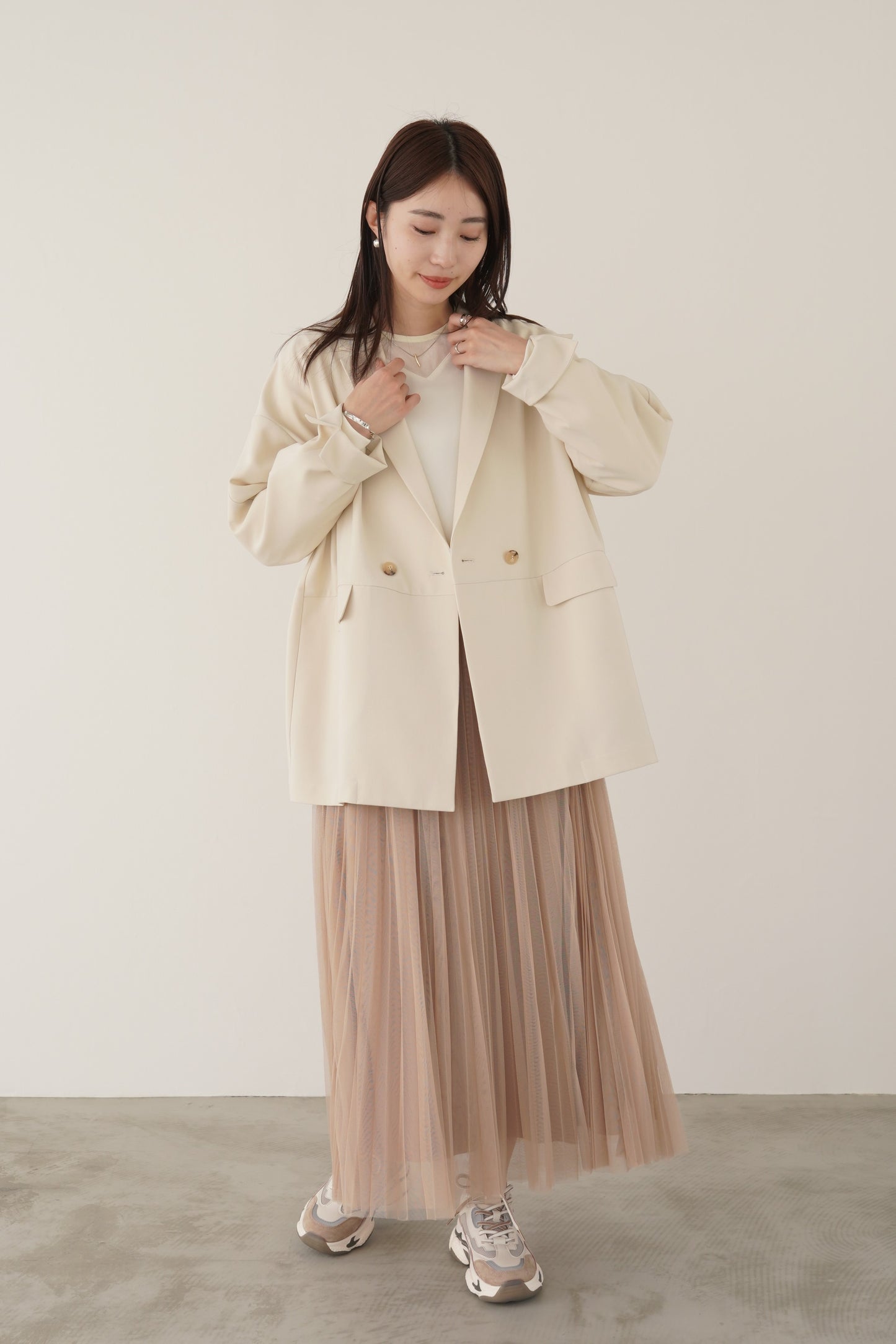 シアーレイヤードトップス　15725