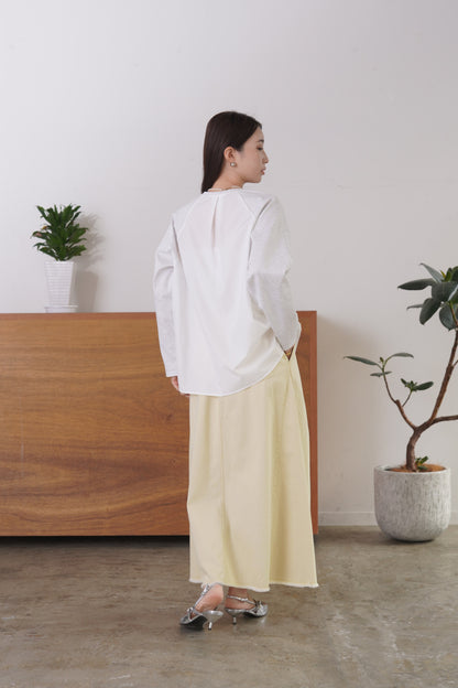 フリンジデニムロングSK　23191