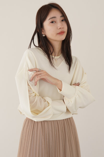 シアーレイヤードトップス　15725