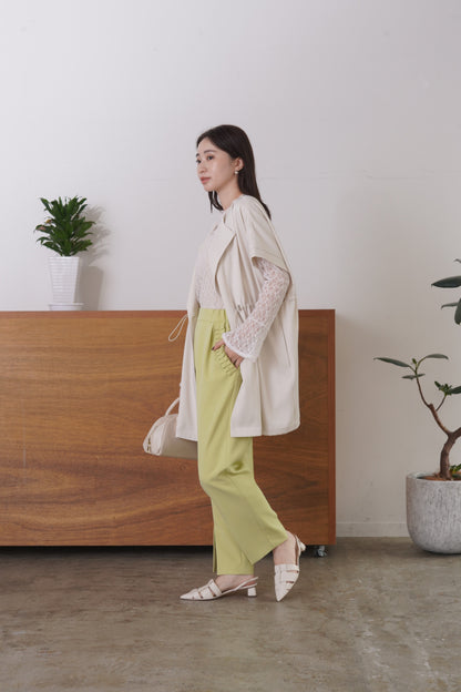 ポケットフリルテーパードPT　23188