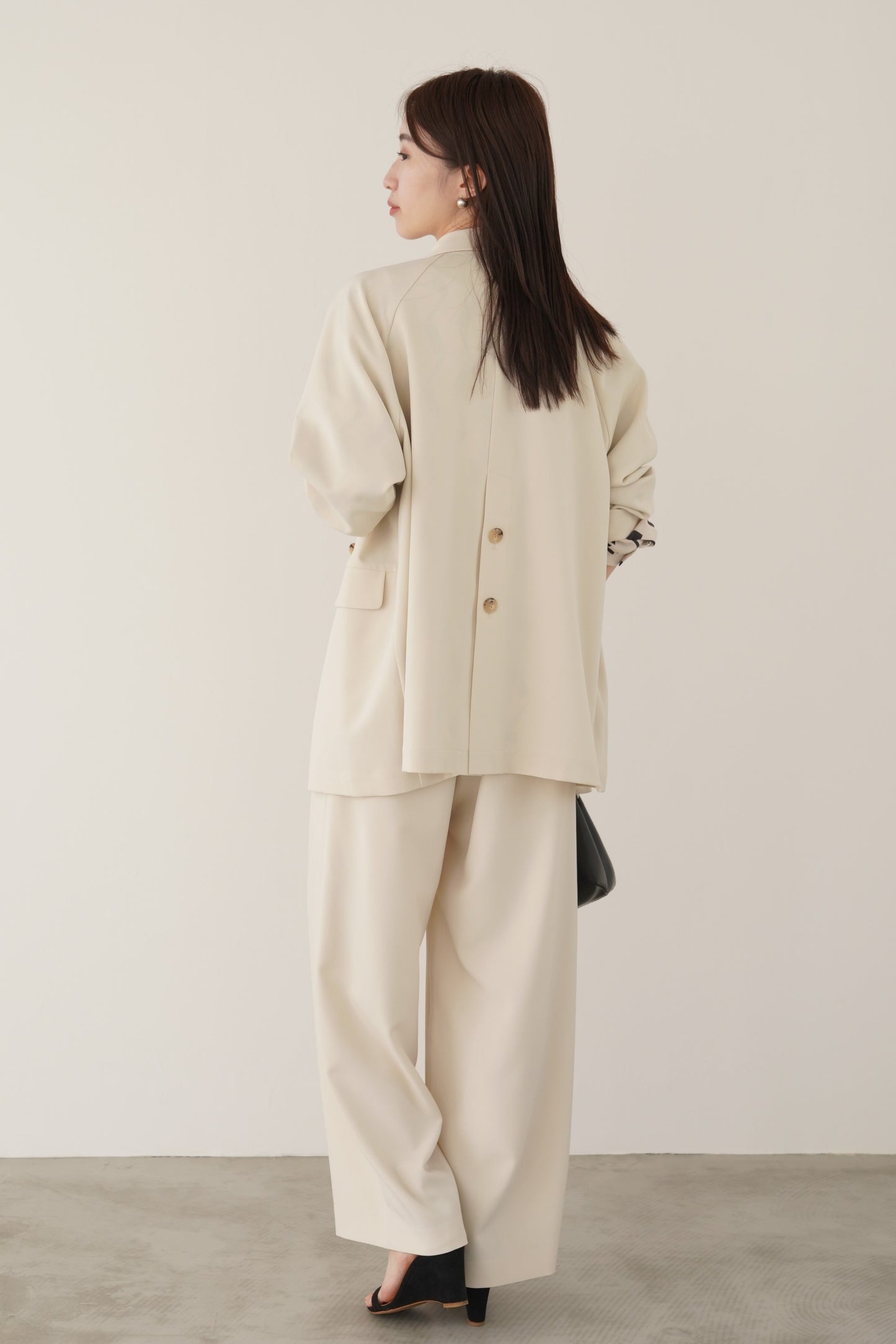 ボックスシルエットツイルジャケット　15736