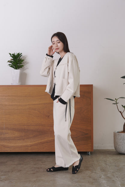 VカラーデニムJK　15952