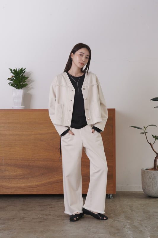 フリンジデニムPT　23192