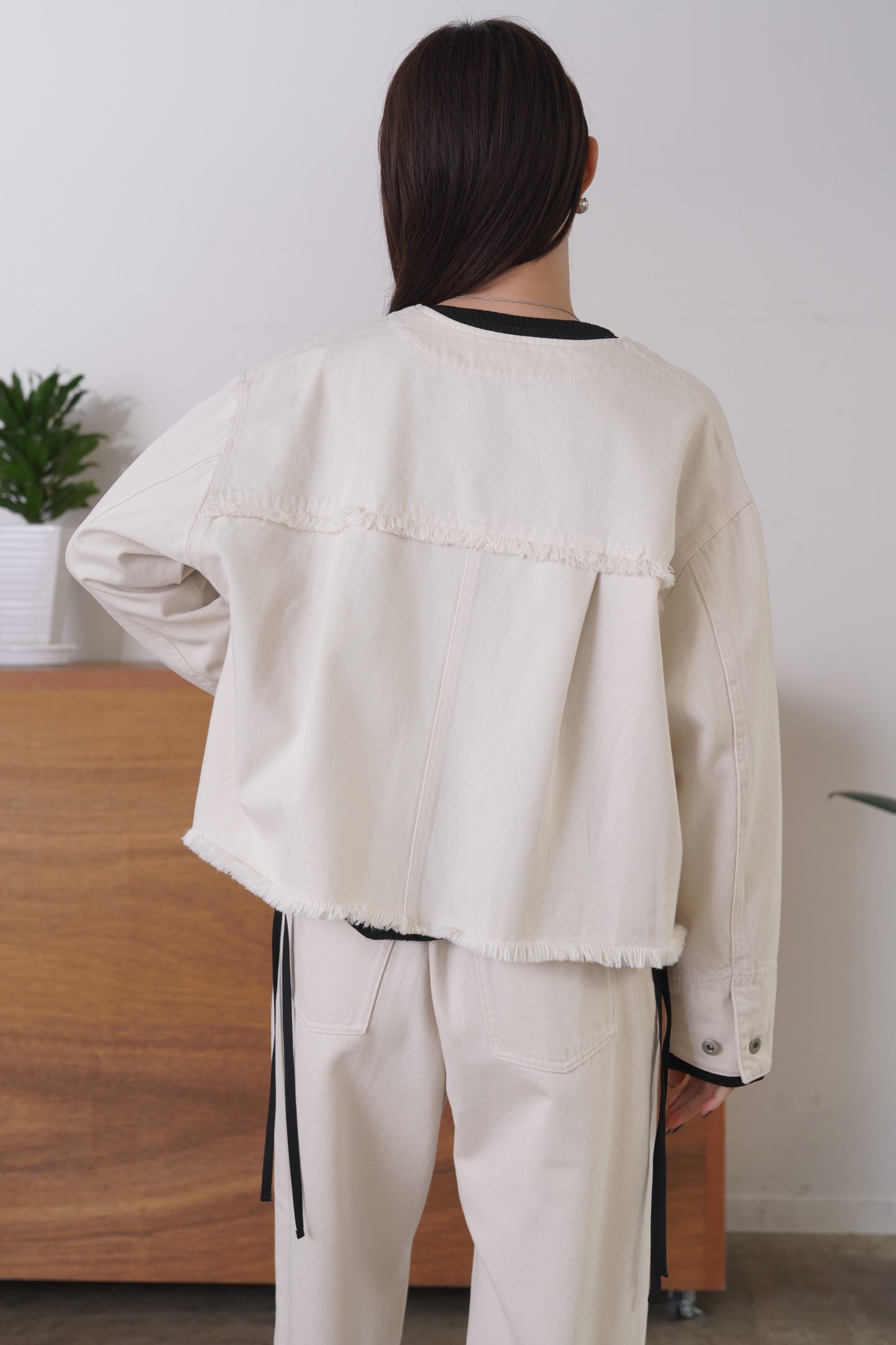 VカラーデニムJK　15952