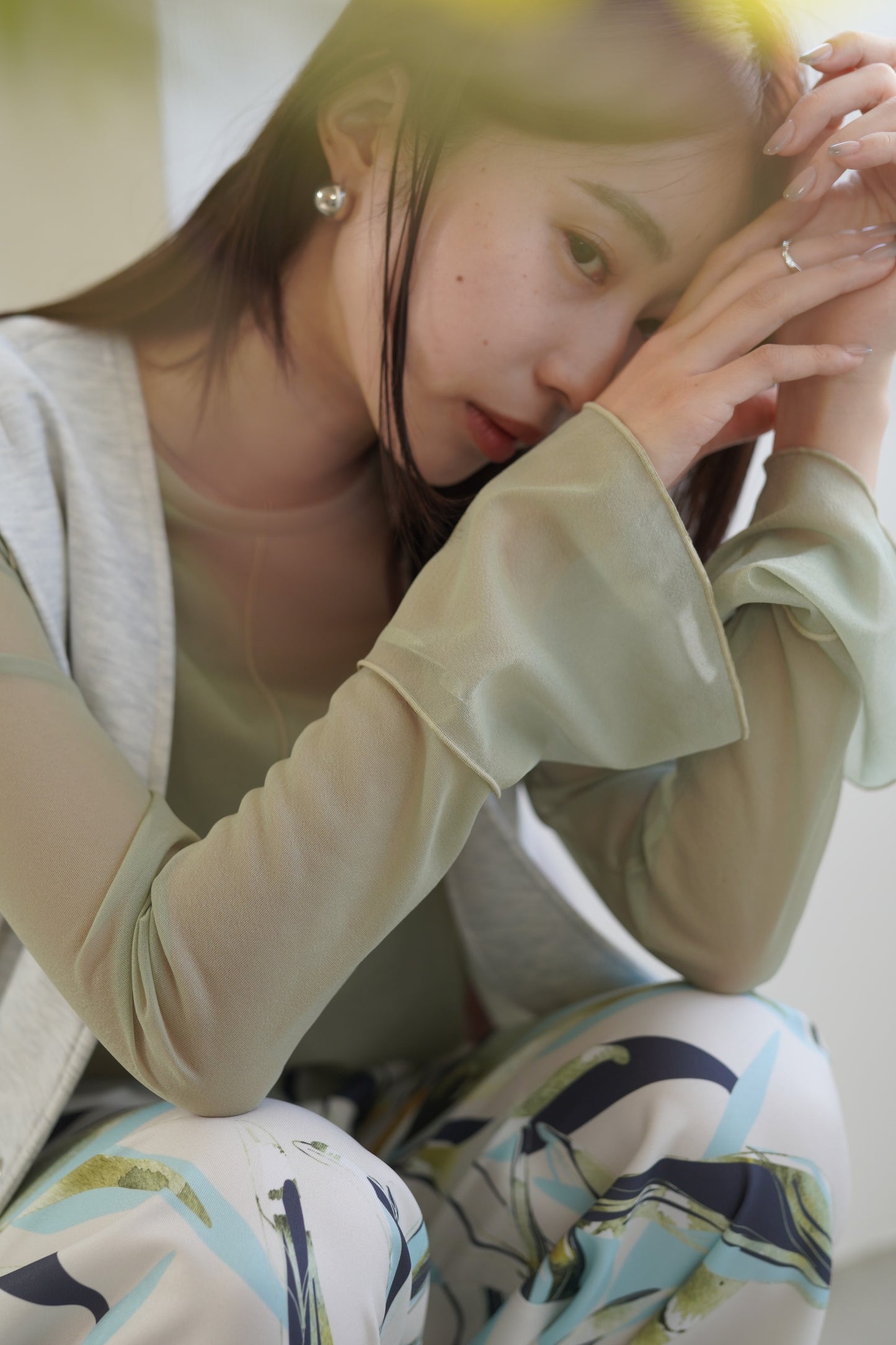 シアーニットトップス　35340