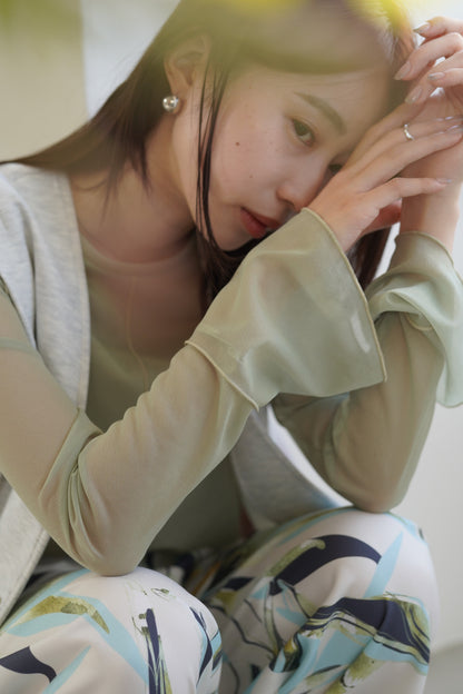 シアーニットトップス　35340